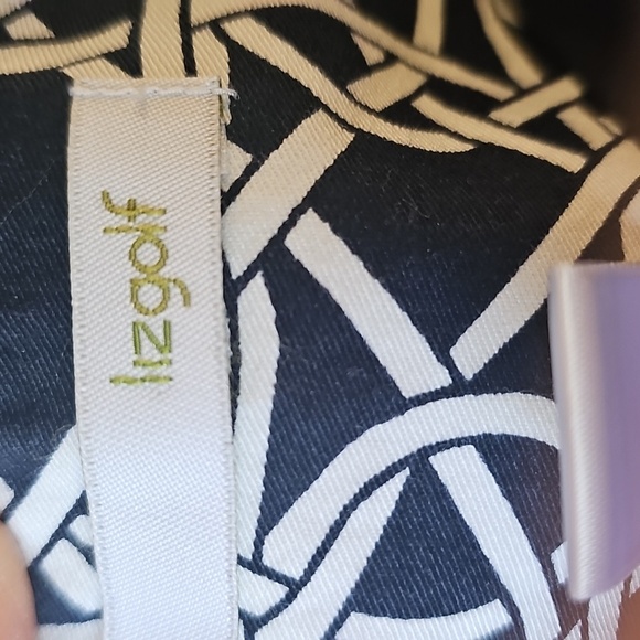 Liz golf Black‎ and White Geometric Women's Skort. 2 Pockets. 18W. - Picture 7 of 13